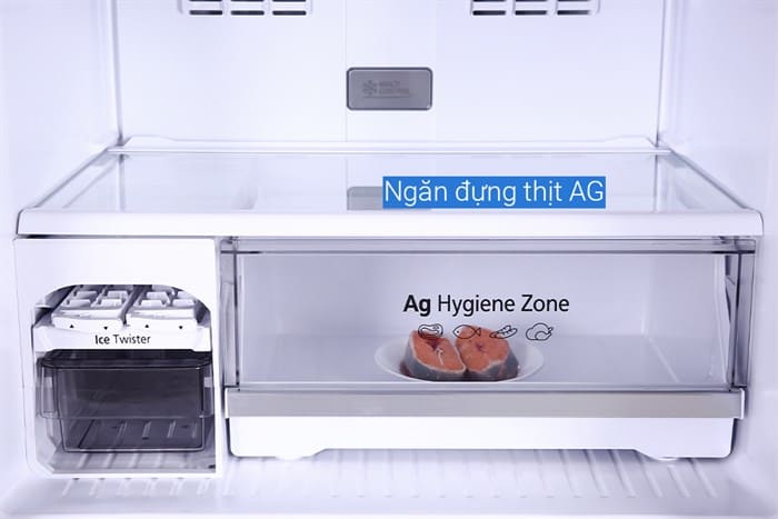Tủ lạnh Panasonic Inverter 550 lít Multi Door NR-DZ601VGKV